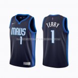 Maillot Dallas Mavericks Tyrell Terry Earned 2020-21 Bleu