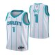 Maillot Enfant Charlotte Hornets Lamelo Ball NO 1 Association 2022-23 Blanc