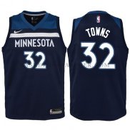 Maillot Enfant Minnesota Timberwolves Karl-anthony Towns 2017-18