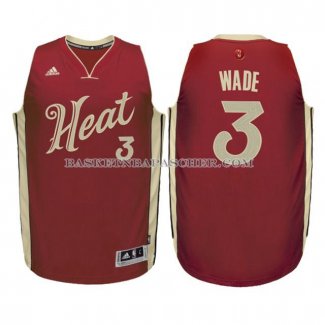 Maillot Enfant Noel Miami Heat 2015 Wade 2015