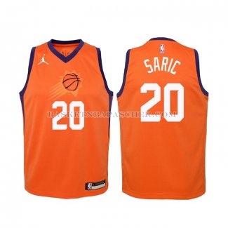 Maillot Enfant Phoenix Suns Dario Saric Statement 2020-21 Orange