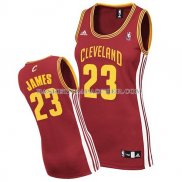 Maillot Femme Cleveland Cavaliers James Rouge