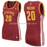Maillot Femme Cleveland Cavaliers Mozgov Rouge