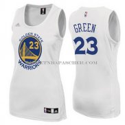Maillot Femme Golden State Warriors Green Blanc