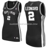 Maillot Femme San Antonio Spurs Leonard Noir