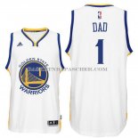 Maillot Fete des peres Golden State Warriors Dad Blanc