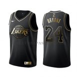 Maillot Golden Edition Los Angeles Lakers Kobe Bryant Noir