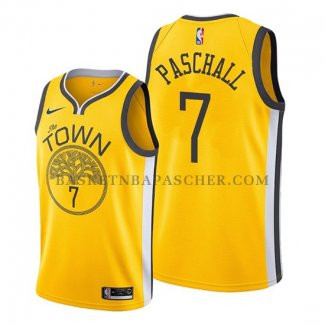 Maillot Golden State Warriors Eric Paschall Earned 2019-20 Jaune