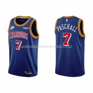 Maillot Golden State Warriors Eric Paschall NO 7 75th Anniversary Bleu