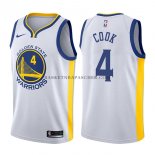 Maillot Golden State Warriors Quinn Cook Association 2017-18 Bla