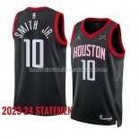 Maillot Houston Rockets Jabari Smith JR NO 10 Statement 2023-24 Noir