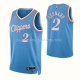 Maillot Los Angeles Clippers Kawhi Leonard NO 2 Ville 2021-22 Bleu