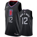 Maillot Los Angeles Clippers Luc Mbah a Moute Statement 2019 Noir