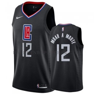 Maillot Los Angeles Clippers Luc Mbah a Moute Statement 2019 Noir