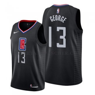 Maillot Los Angeles Clippers Paul George Statement 2019 Noir