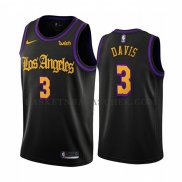 Maillot Los Angeles Lakers Anthony Davis Ville 2019-20 Noir
