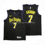 Maillot Los Angeles Lakers Carmelo Anthony NO 7 Ville 2019-20 Noir Maillot Los Angeles Lakers Carmelo Anthony NO 7 Ville 2019-20 Noir