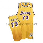 Maillot Los Angeles Lakers Dennis Rodman Retro Jaune