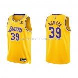 Maillot Los Angeles Lakers Dwight Howard NO 39 75th Anniversary 2021-22 Jaune