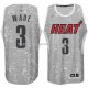 Maillot Lumieres de la ville Miami Heat Wade Gris