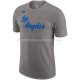 Maillot Manche Courte Los Angeles Lakers Hardwood Classics Gris