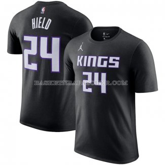 Maillot Manche Courte Sacramento Kings Buddy Hield Statement Noir