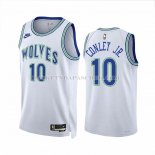 Maillot Minnesota Timberwolves Mike Conley JR. NO 10 Classic 2023-24 Blanc