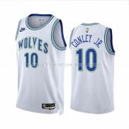 Maillot Minnesota Timberwolves Mike Conley JR. NO 10 Classic 2023-24 Blanc