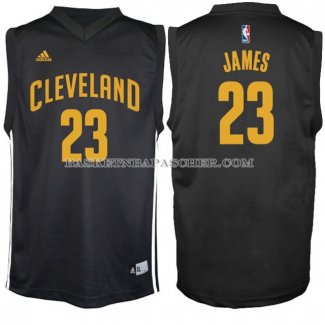 Maillot Mode Noir Cleveland Cavaliers James Noir