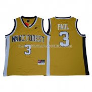 Maillot NCAA Wake Forest Demon Deacons Chris Paul Dorado