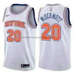 Maillot New York Knicks Doug Mcdermott Statehombret 2017-18 Blan
