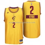 Maillot Noel Cleveland Cavaliers Irving 2014 Jaune