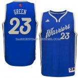 Maillot Noel Golden State Warriors Green 2015 Bleu