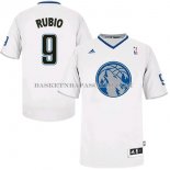 Maillot Noel Minnesota Timberwolves Rubio 2013 Blanc