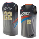 Maillot Oklahoma City Thunder Hamidou Diallo Ville 2018 Gris Maillot Oklahoma City Thunder Hamidou Diallo Ville 2018 Gris