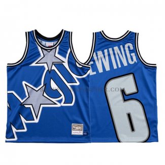 Maillot Orlando Magic Patrick Ewing Mitchell & Ness Big Face Bleu