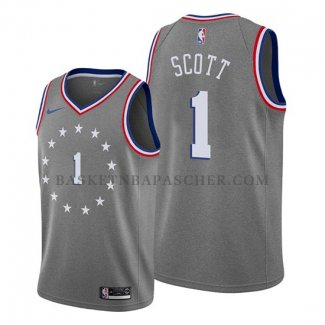 Maillot Philadelphia 76ers Mike Scott Ville Gris