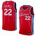 Maillot Philadelphia 76ers Richaun Holmes Statement 2018 Rouge