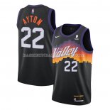 Maillot Phoenix Suns Deandre Ayton Ville 2020-21 Noir Maillot Phoenix Suns Deandre Ayton Ville 2020-21 Noir