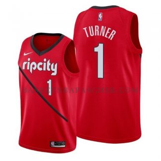 Maillot Portland Trail Blazers Evan Turner Earned 2019 Rouge
