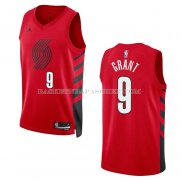 Maillot Portland Trail Blazers Jerami Grant NO 9 Statement 2022-23 Rouge