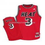 Maillot Retro Enfant Miami Heat Wade Rouge