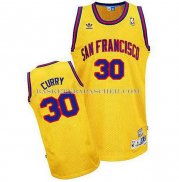Maillot Retro Golden State Warriors Curry Jaune