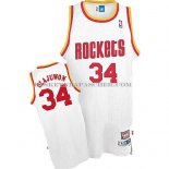 Maillot Retro Houston Rockets Olajuwon Blanc Maillot Retro Houston Rockets Olajuwon Blanc