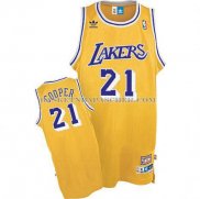 Maillot Retro Los Angeles Lakers Cooper Jaune