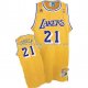 Maillot Retro Los Angeles Lakers Cooper Jaune