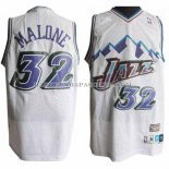 Maillot Retro Utah Jazz Malone Blanc Maillot Retro Utah Jazz Malone Blanc