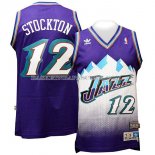 Maillot Retro Utah Jazz Stockton Purpura Maillot Retro Utah Jazz Stockton Purpura