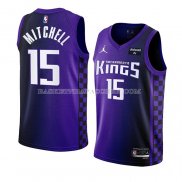 Maillot Sacramento Kings Davion Mitchell NO 15 Statement 2023-24 Volet