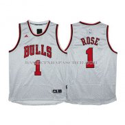 Maillot Statique Mode Chicago Bulls Rose Moda Gris